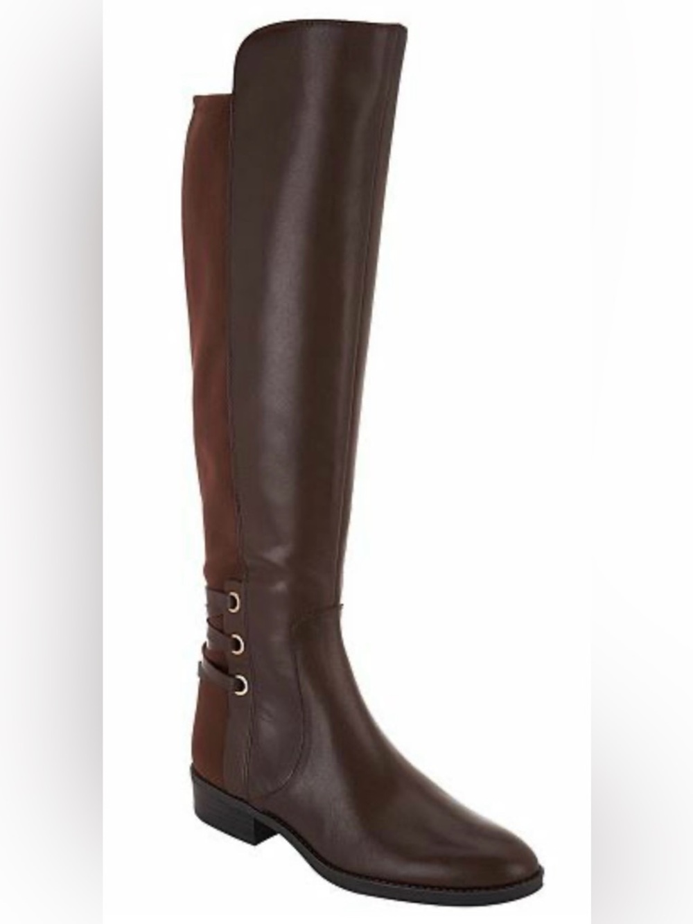 Vince Camuto Medium Calf Leather Tall Shaft Pauletta Boots Brown NWT